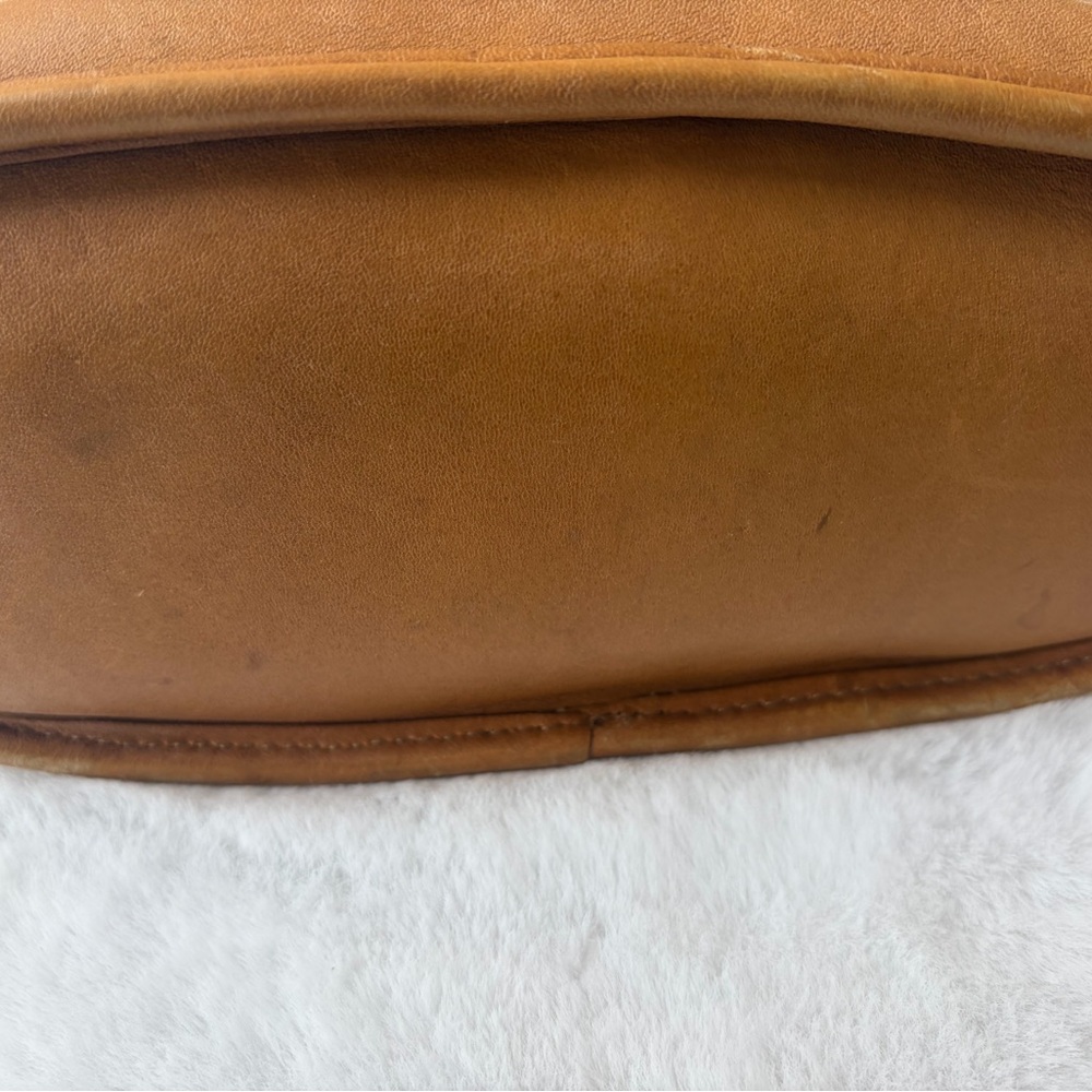 Coach Vintage Tan Leather H8D 9081 Tribeca Bucket Shoulder Bag Purse - Picture 4 of 7